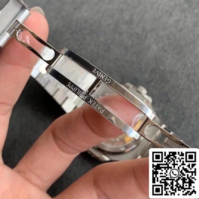 Patek Philippe Nautilus 5711/1A-011 1:1 Best Edition PPF Fabbrica V4 White Dial Swiss ETA324