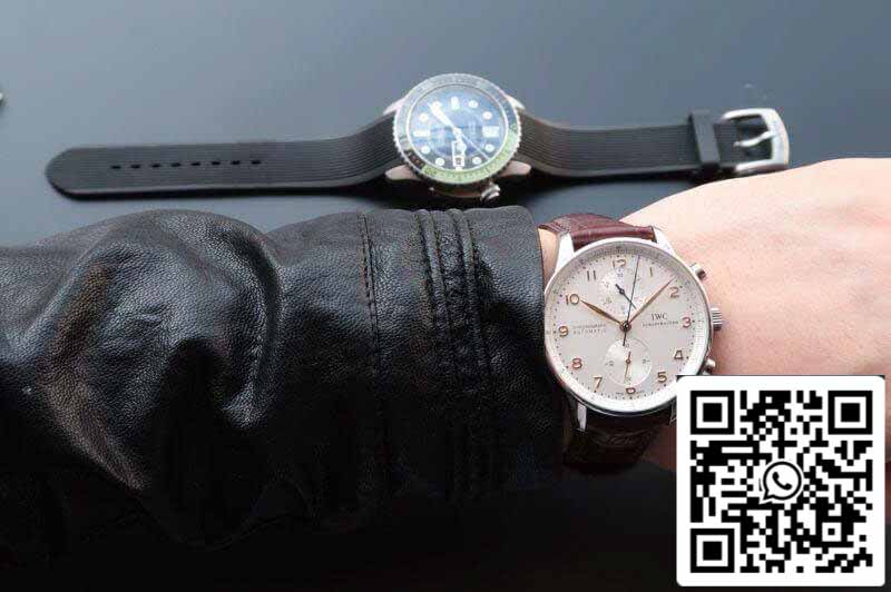 Cronógrafo Português IWC IW371445 ZF Fabbrica 1:1 Best Edition Suíço ETA79350