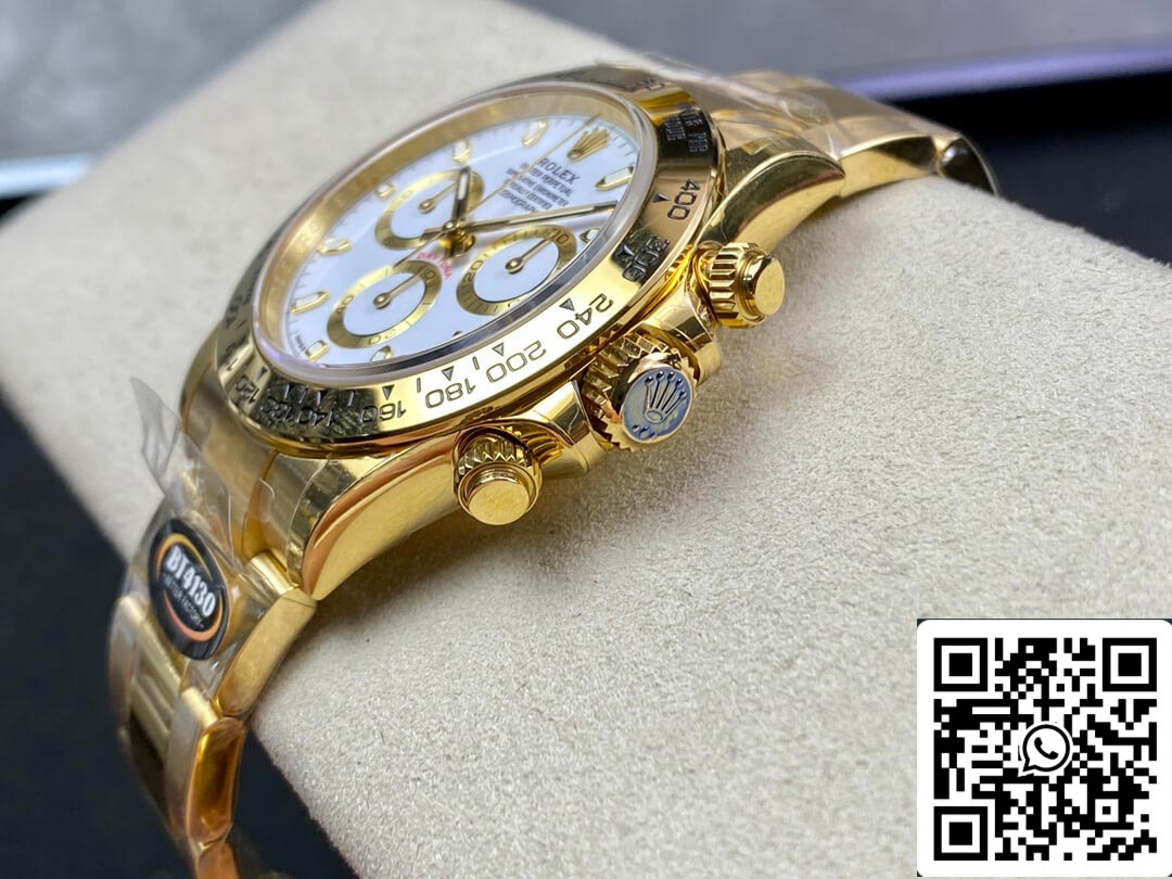 Rolex Daytona M116508-0001 1:1 edizione migliore BT Fabbrica quadrante bianco