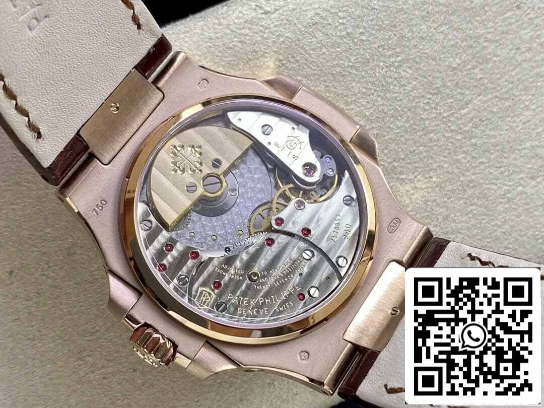 Patek Philippe Nautilus 5712 1:1 Best Edition ZF Fabbrica Brown Leather cinturino Grey dial
