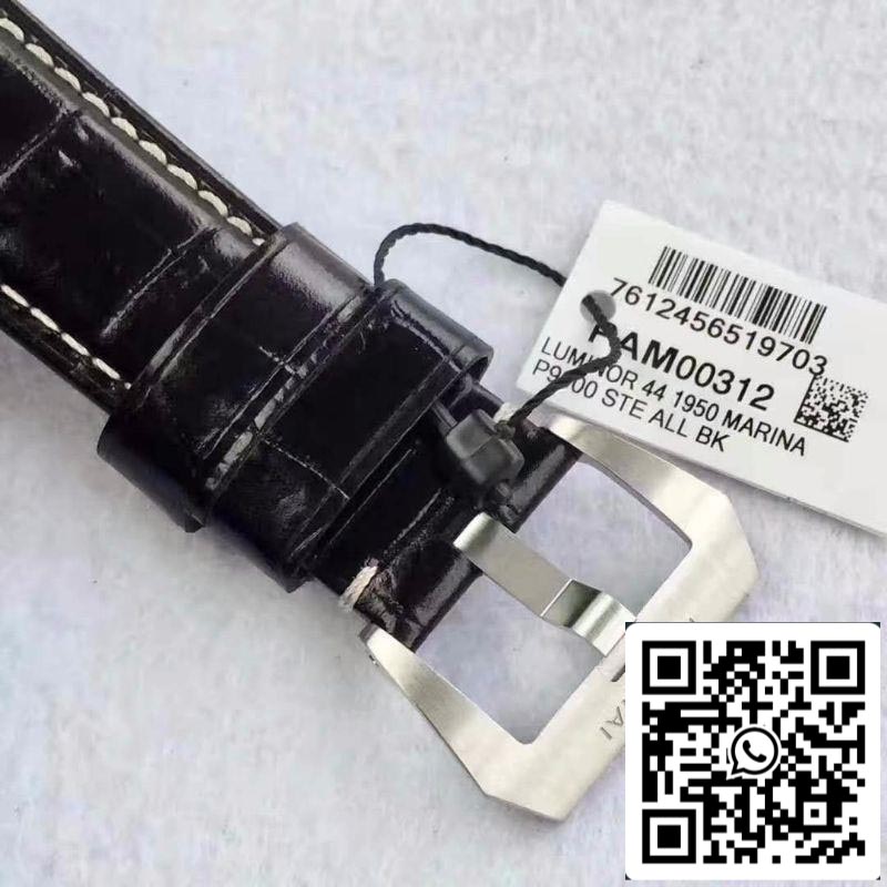 Panerai Luminor 1950 PAM 00312 1:1 edizione migliore VS Fabbrica quadrante nero Swiss Cal.P.9010