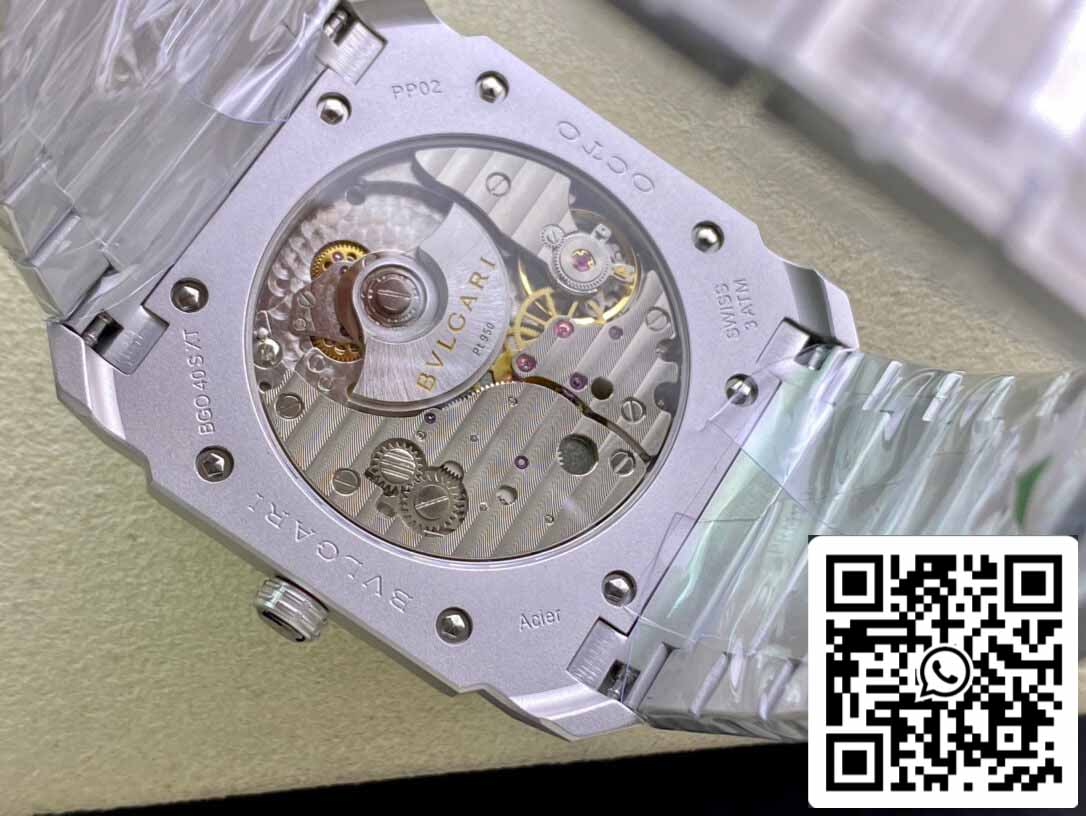 Bvlgari Octo Finissimo 103011 40MM 1:1 edición mejor BV Fabbrica quadrante argento