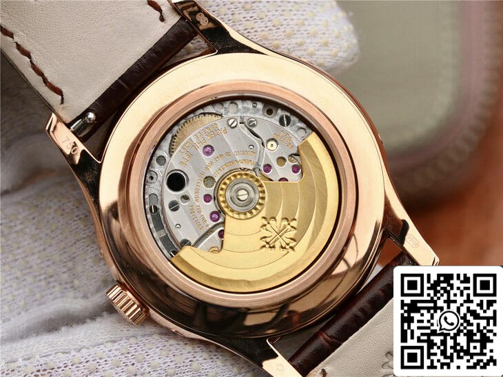 Patek Philippe Complications 5205R-001 1:1 Best Edition KM Fabbrica Milky White Dial