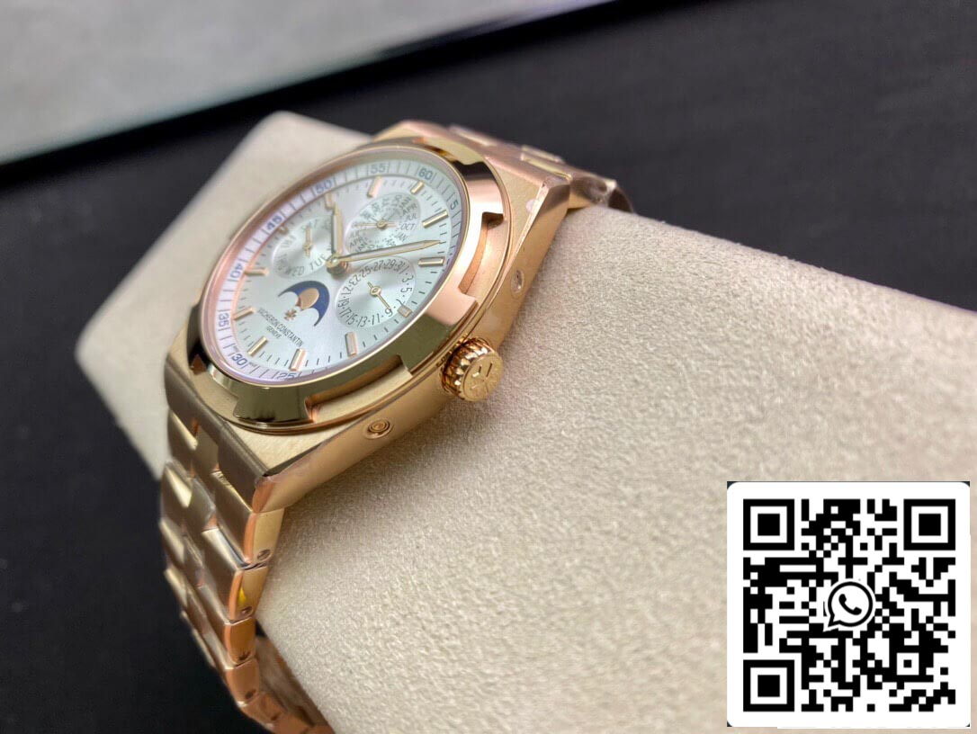 Vacheron Constantin Overseas 4300V/120R-B064 1:1 edizione migliore 8F Fabbrica Silvery quadrante bianco