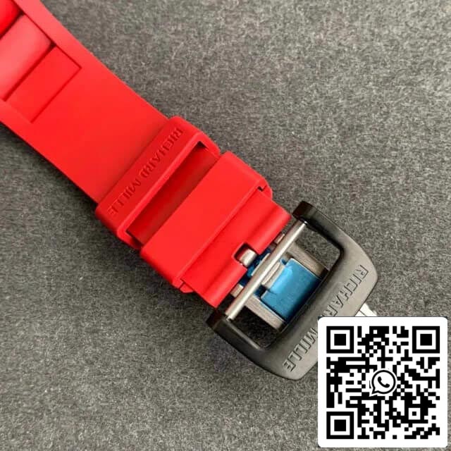 Richard Mille RM-011 1:1 Best Edition KV Fabbrica V2 Black Forged Carbon Case