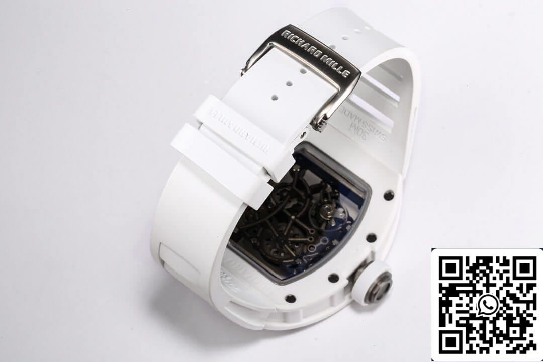 Richard Mille RM-055 1:1 edizione migliore BBR Fabbrica V2 Bianco ceramica Cassa