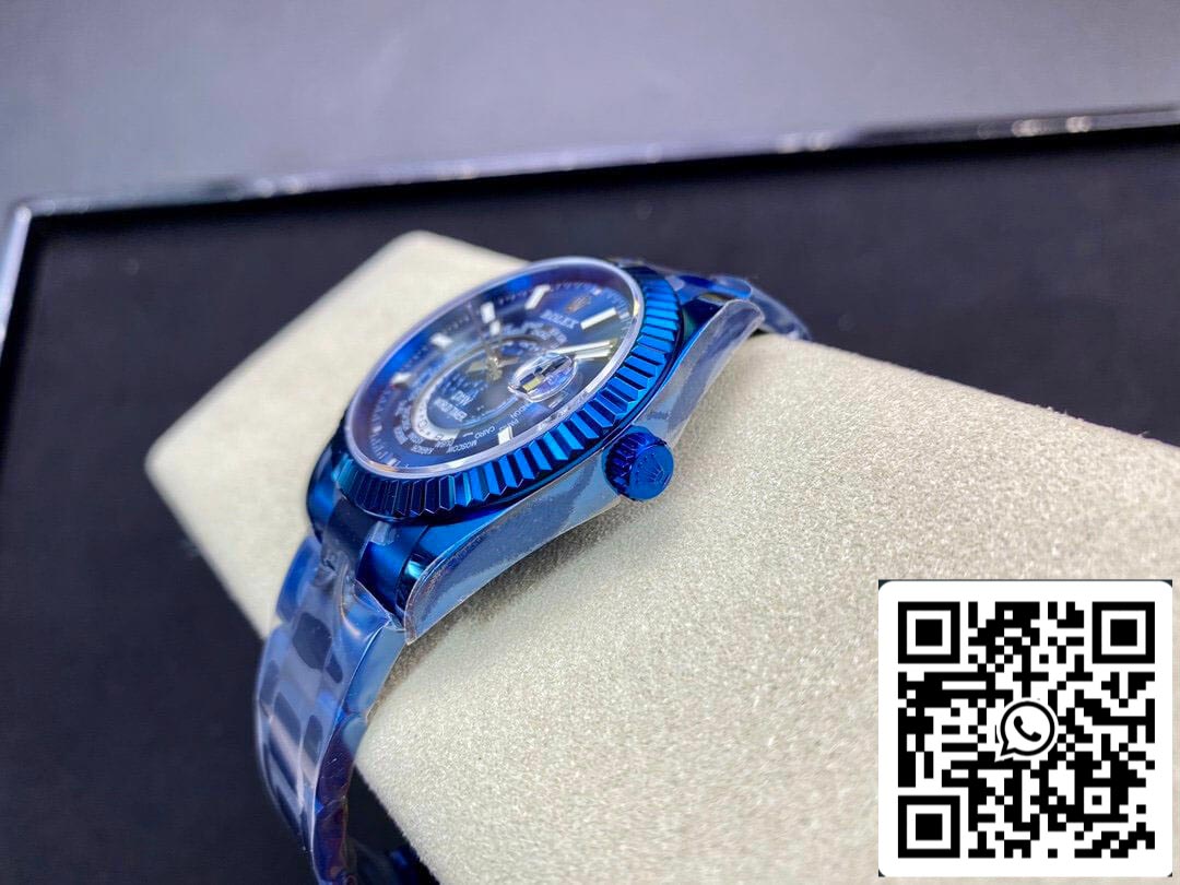 Rolex Sky Dweller 40MM WWF Fabbrica DIW Blue Dial Best 1:1 Edition WWF Fabbrica