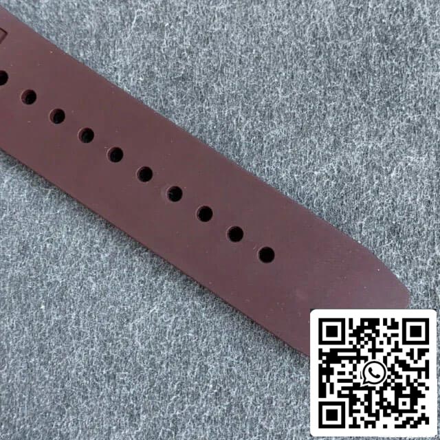 Richard Mille RM011 1:1 Best Edition KV Fabbrica Brown Rubber cinturino