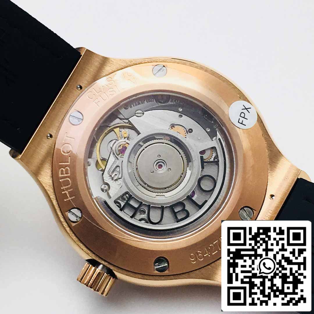 Hublot Classic Fusion 38MM 1:1 edizione migliore HB Fabbrica Diamond quadrante bianco