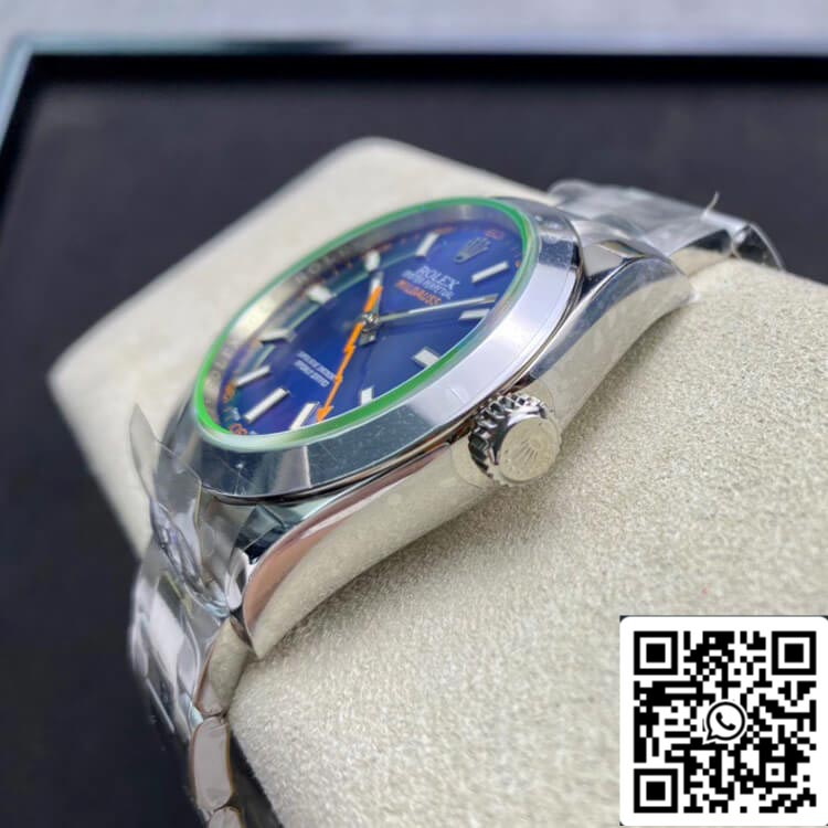 Rolex Milgauss 116400GV AR Fabbrica 1:1 edizione migliore Swiss ETA3131