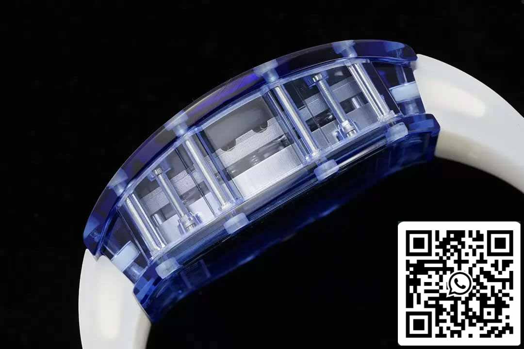 Richard Mille RM053-02 Tourbillon 1:1 Best Edition RM Fabbrica Blue Transparent Case