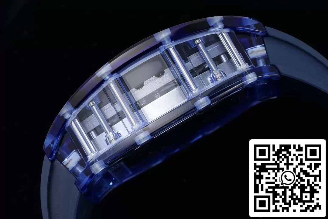 Richard Mille RM053-02 Tourbillon 1:1 Best Edition RM Fabbrica Blue Skeleton Dial