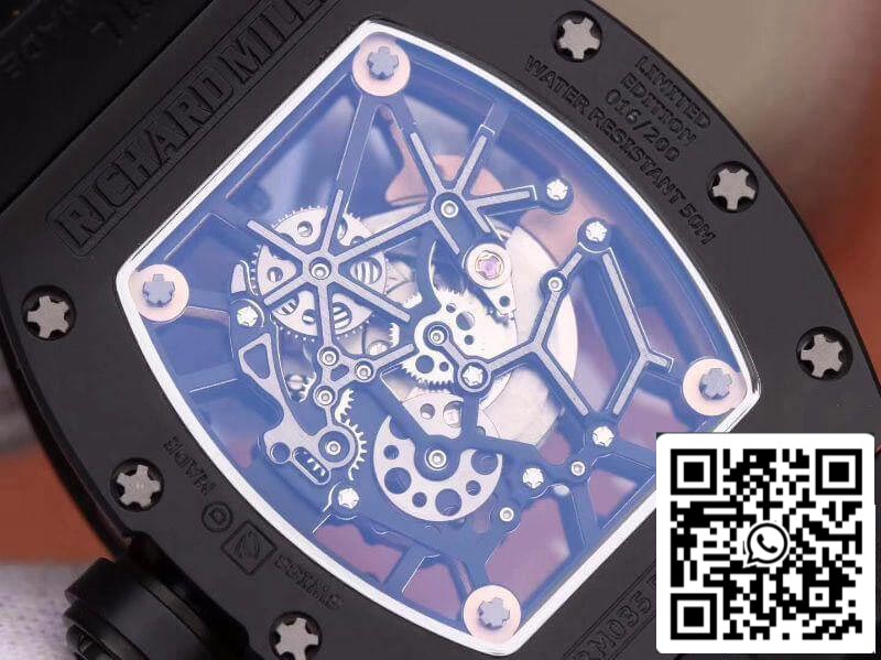 Richard Mille RM035 KV Fabbrica 1:1 Melhor Edição Suíça ETA8215