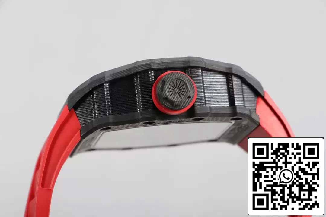 Richard Mille RM12-01 Tourbillon 1:1 Best Edition RM Fabbrica Carbon Fiber Skeleton Dial