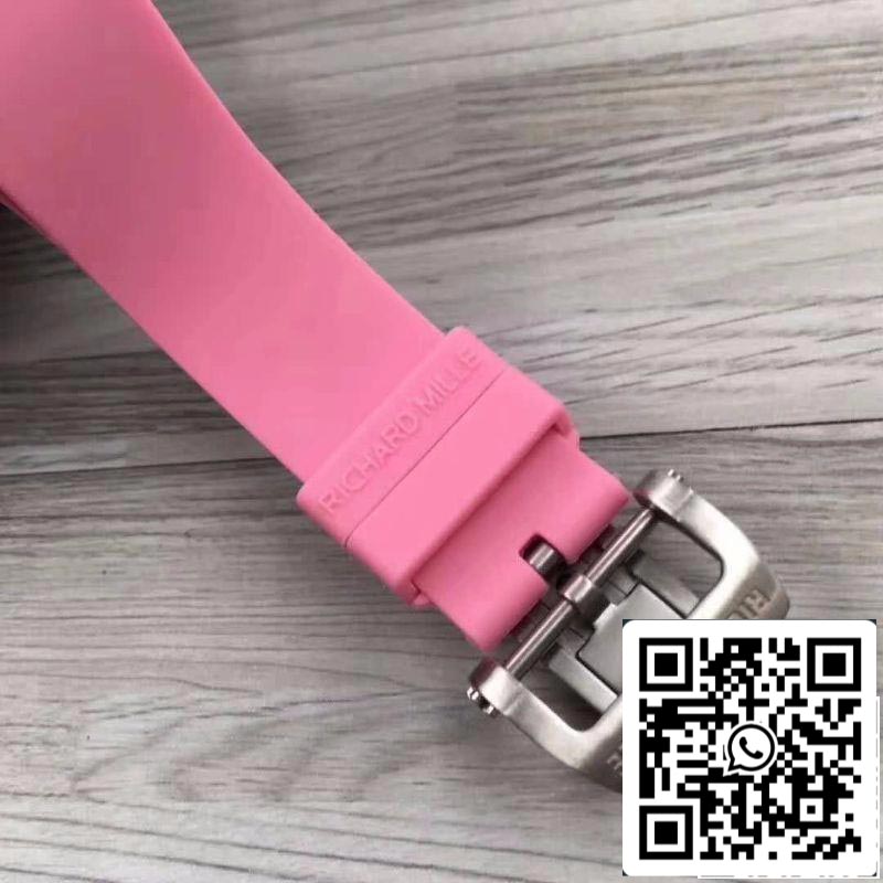Richard Mille RM07 1:1 Best Edition Swiss ETA6T51 Red Dial with Diamonds