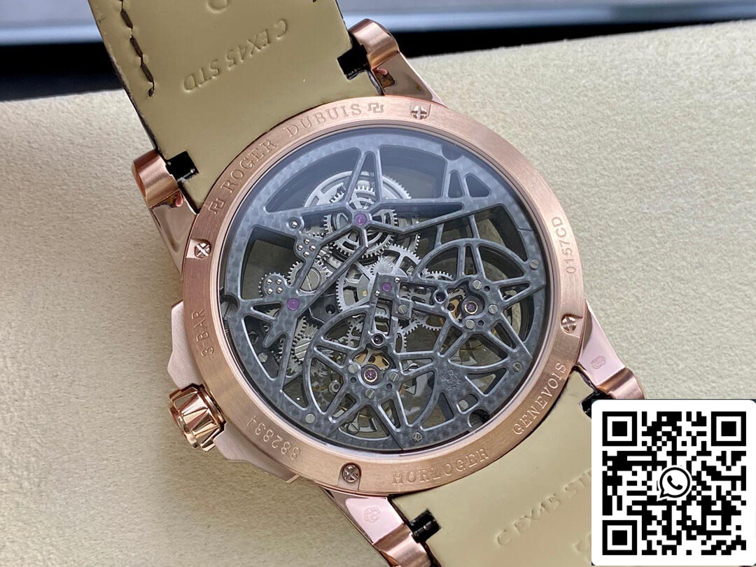 Roger Dubuis Excalibur RDDBEX0395 1:1 edizione migliore YS Fabbrica Double Tourbillon Dial