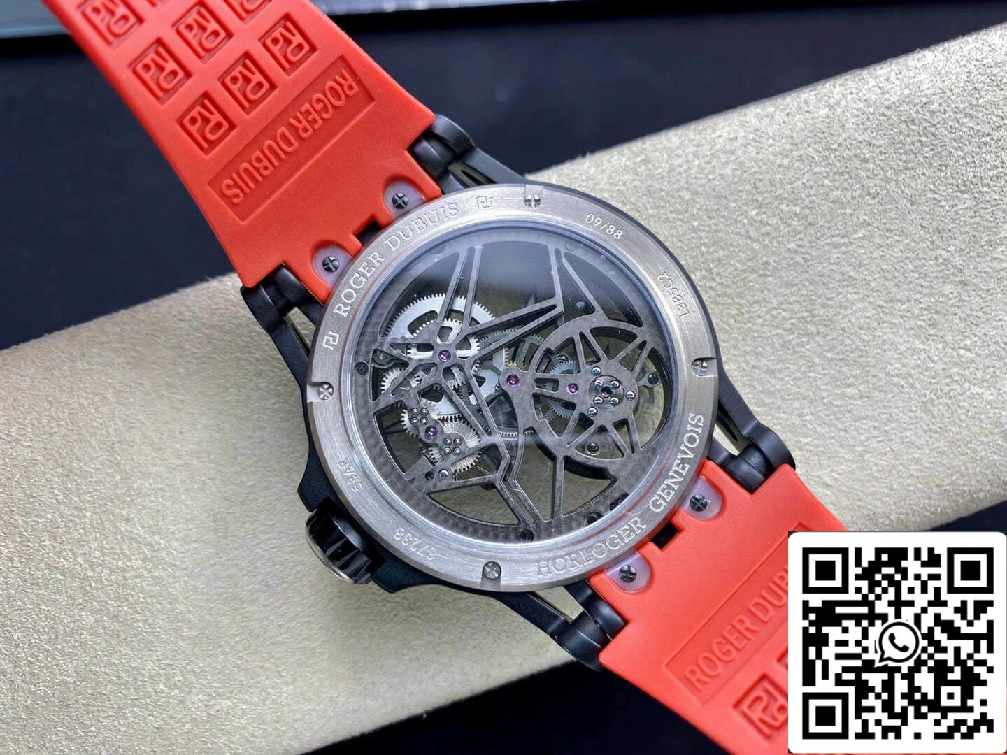 Roger Dubuis Excalibur RDDBEX0549 1:1 edizione migliore BBR Fabbrica Tourbillon scheletrato quadrante
