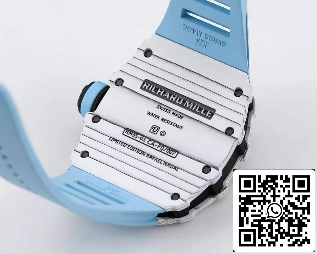 Richard Mille RM35-01 1:1 edizione migliore BBR Fabbrica Blu cinturino