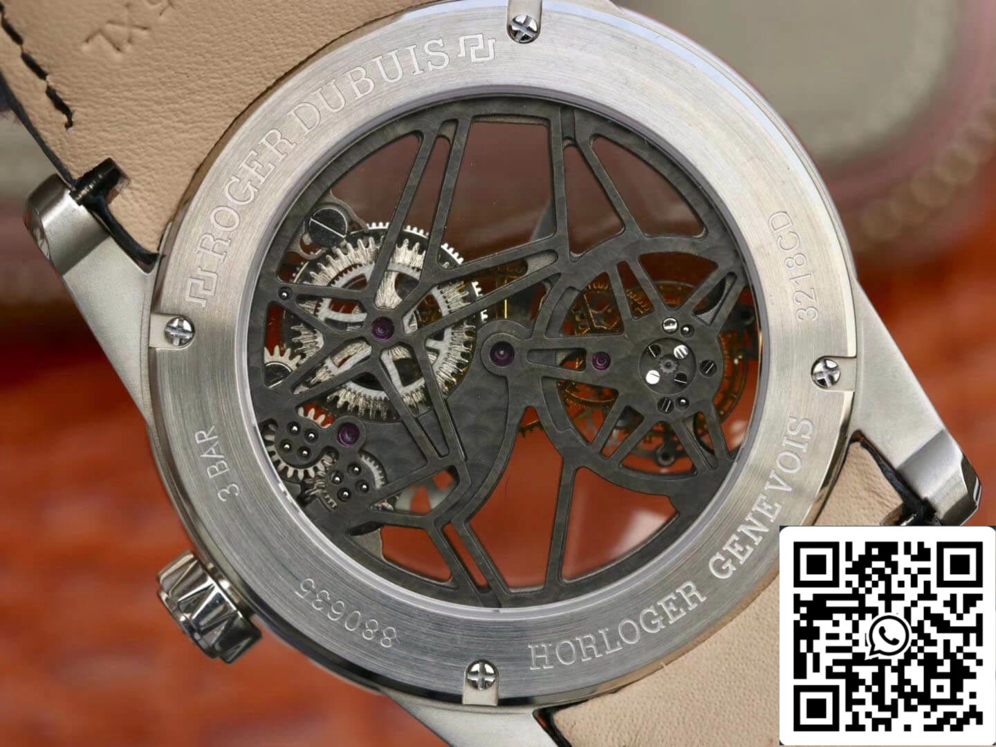 Roger Dubuis Excalibur RDDBEX0393 1:1 edizione migliore JB Fabbrica Tourbillon Skeleton Dial