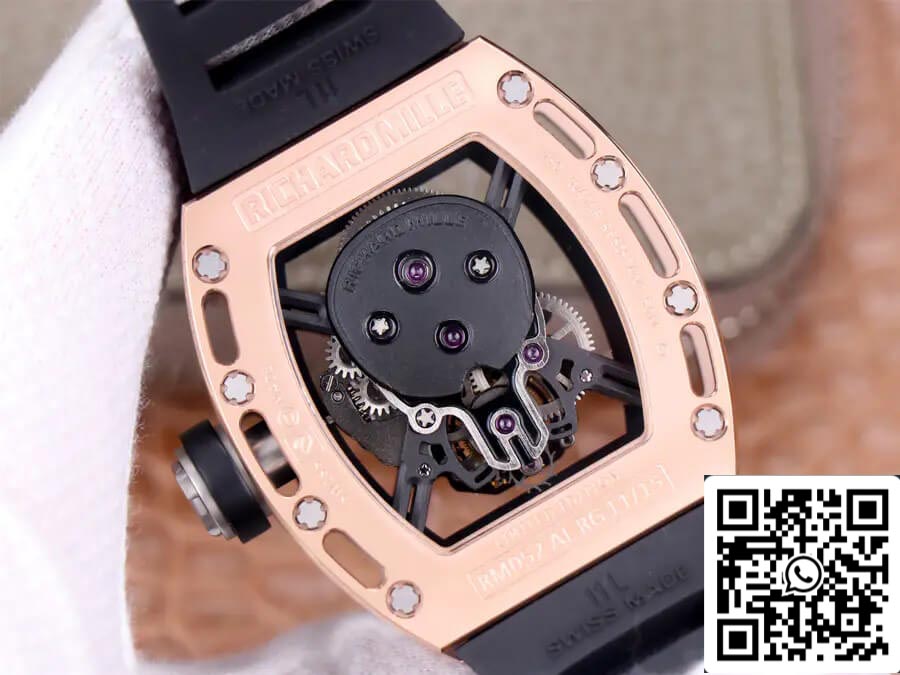 Richard Mille RM52-01 Tourbillon 1:1 edizione migliore JB Fabbrica Rose Gold Case