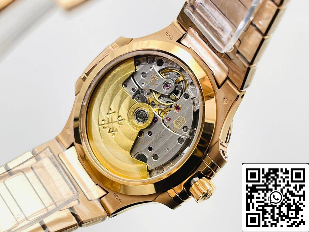 Patek Philippe Nautilus Ladies 7118/1200R-010 1:1 edizione migliore 3K Fabbrica Rosa Oro
