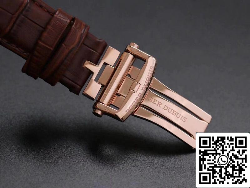 Roger Dubuis Excalibur RDDBEX0404 1:1 Edición Mejor JB Fabbrica V3 Rose Gold Tourbillon Suizo RD505SQ