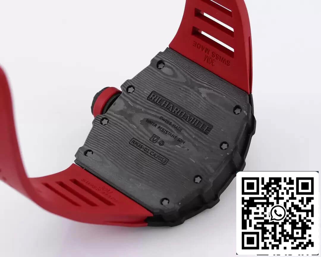 Richard Mille RM35-01 1:1 edizione migliore BBR Fabbrica Gomma cinturino