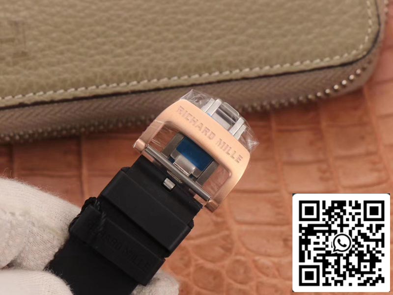Richard Mille RM011 RG/5423 1:1 Best Edition KV Fabbrica Rose Gold Diamond Swiss movimento