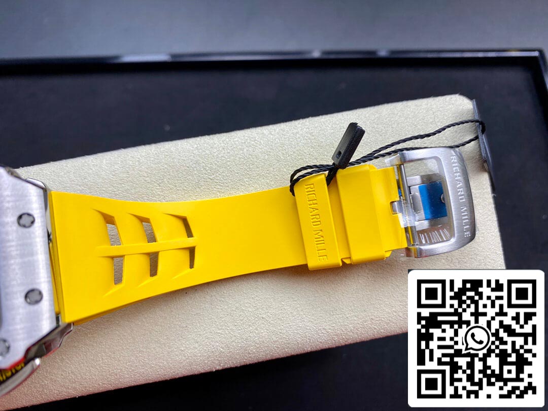 Richard Mille RM011 FELIPE MASSA 1:1 Best Edition KV Fabbrica Titanium Steel Case