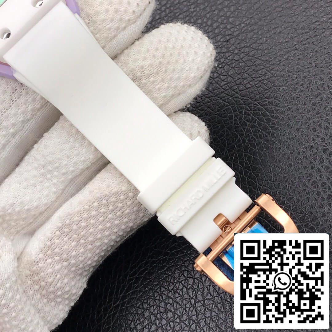 Richard Mille RM-07 Bon Bon 1:1 Best Edition RM Fabbrica White Ceramic Case