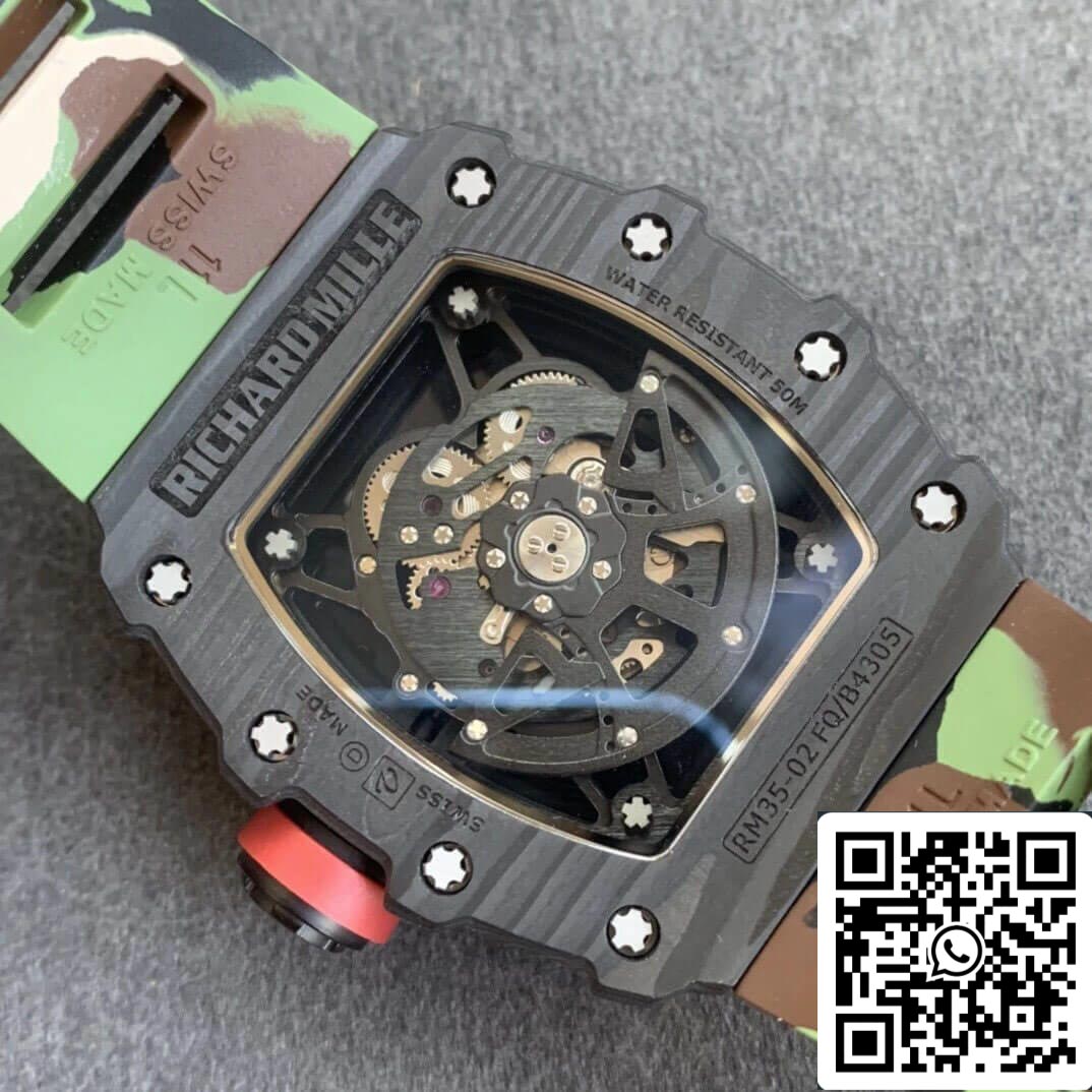 Richard Mille RM35-02 1:1 Best Edition KV Fabbrica V3 Camouflage cinturino