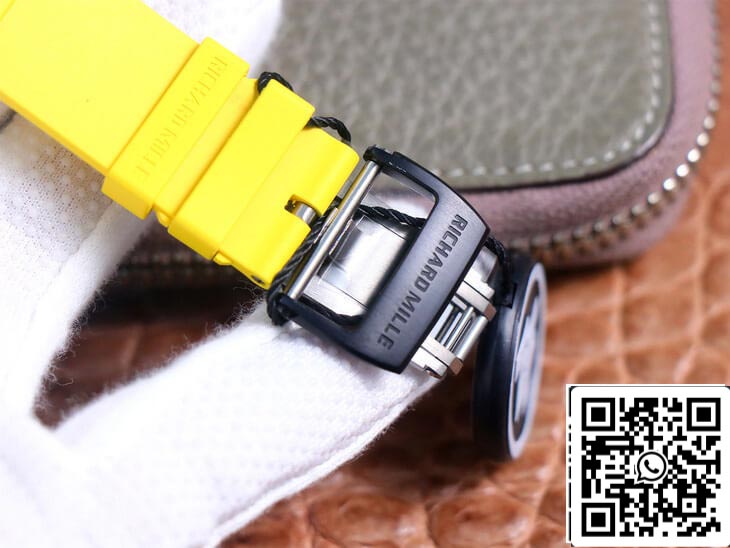 Richard Mille RM35-02 1:1 Best Edition ZF Fabbrica Yellow Rubber cinturino