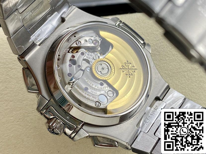 Patek Philippe Nautilus 5980/1A-019 1:1 Best Edition PPF Fabbrica White Dial