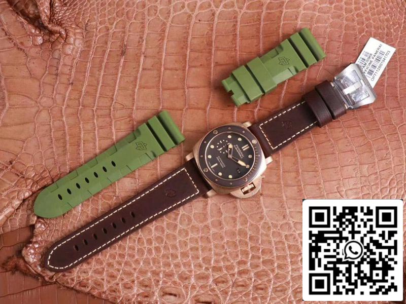 Panerai Submersible PAM00968 1:1 edizione migliore VS Fabbrica Brown quadrante Swiss P9010