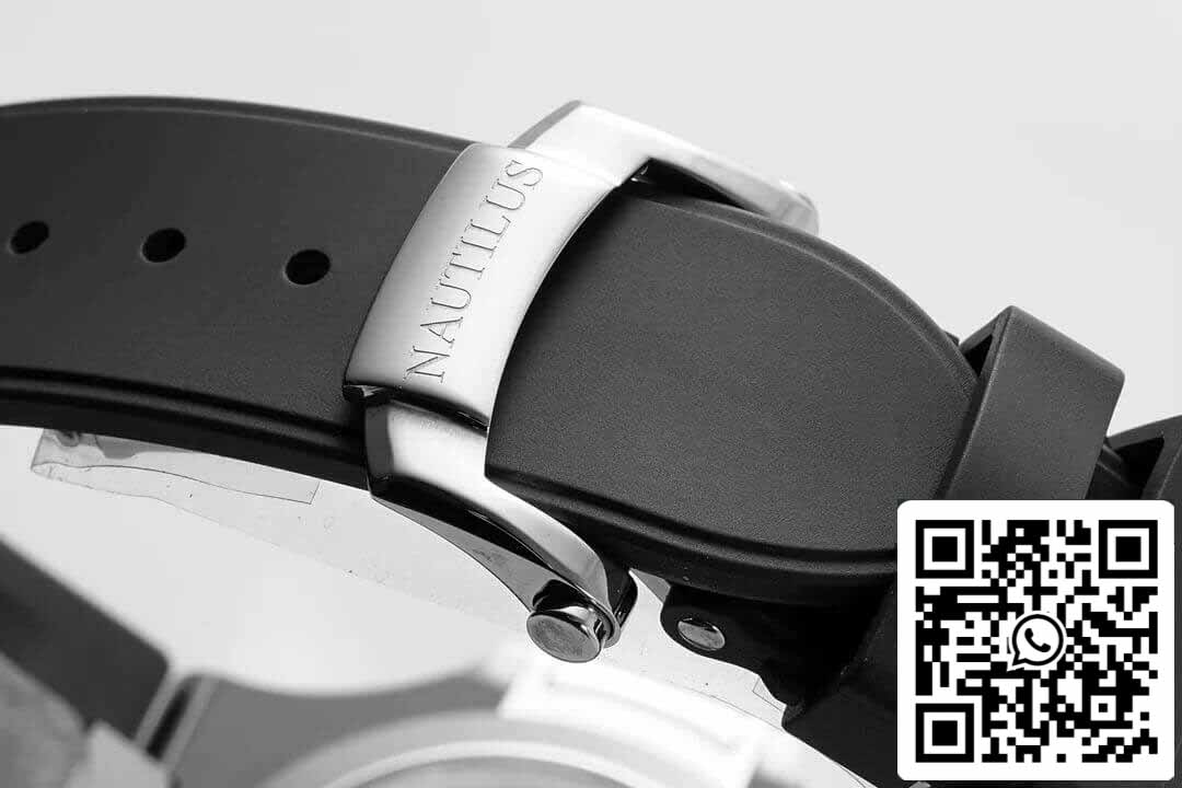 Patek Philippe Nautilus 5711 1:1 Best Edition PPF Fabbrica Black Rubber cinturino