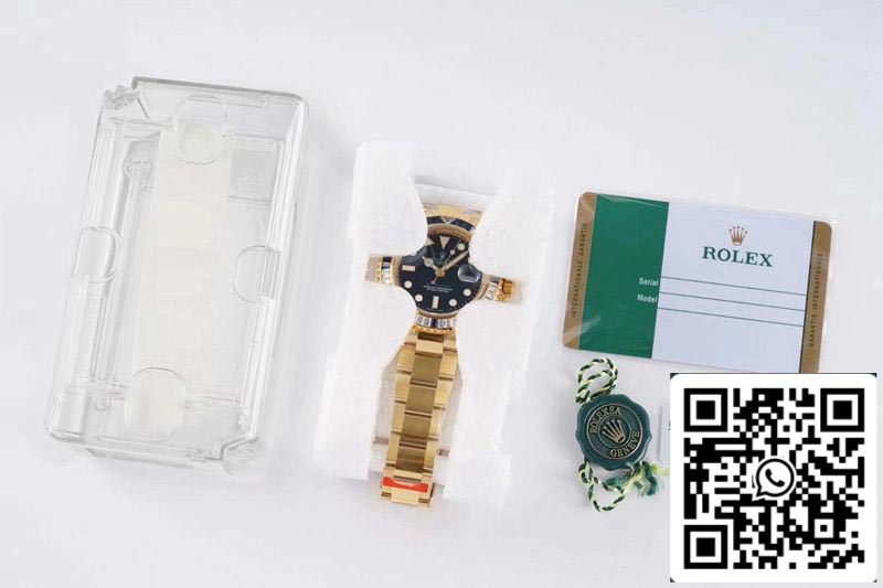 Rolex GMT Master II 116758 SAru 1:1 Best Edition ROF Fabbrica Blue White Diamond Swiss ETA2836