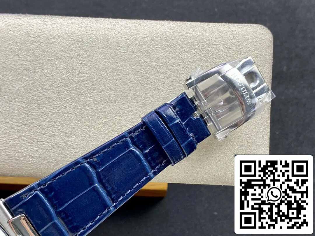Patek Philippe Nautilus 5712 1:1 edizione migliore GR Fabbrica Blu Pelle cinturino