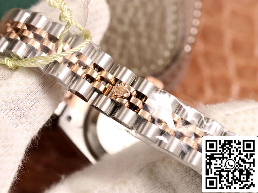 Rolex Datejust 28MM 1:1 edizione migliore BP Fabbrica Diamond-set quadrante bianco