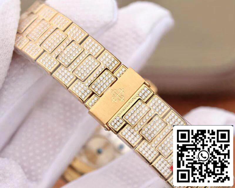 Patek Philippe Nautilus Tourbillon 18K Yellow Gold R8 Fabbrica 1:1 Best Edition Swiss Hand-Winding Tourbillon movimento