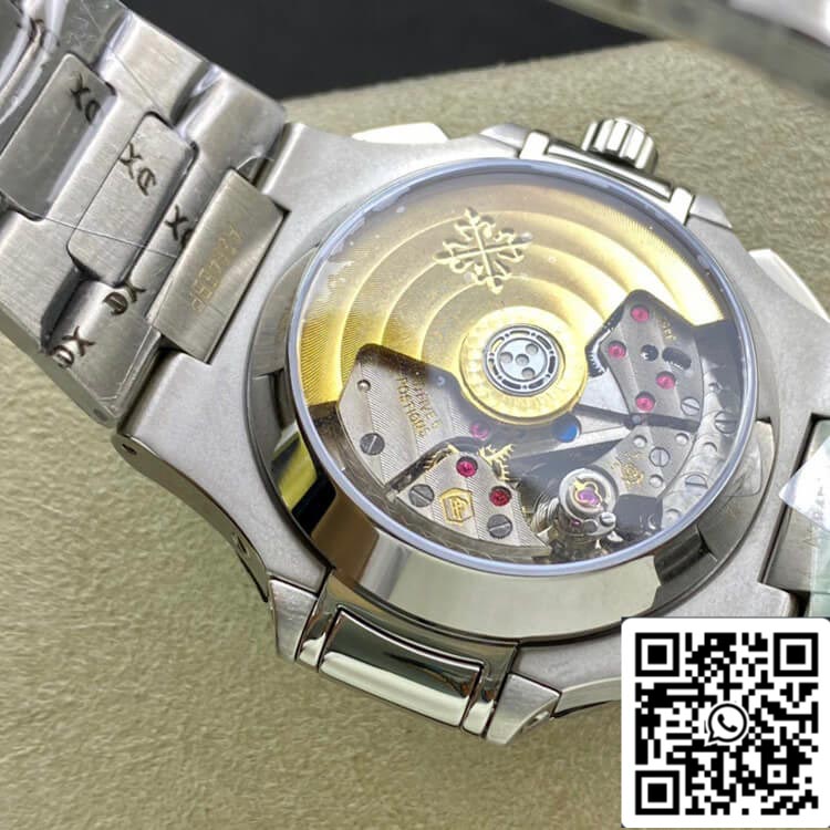 Patek Philippe Nautilus 5980/1A-019 1:1 edizione migliore 3K Fabbrica V2 quadrante bianco