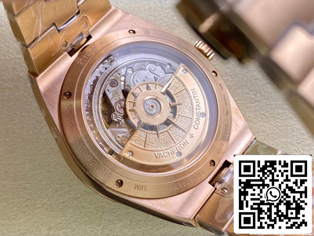Vacheron Constantin Overseas 4300V/120R-B064 1:1 edizione migliore 8F Fabbrica Silvery quadrante bianco