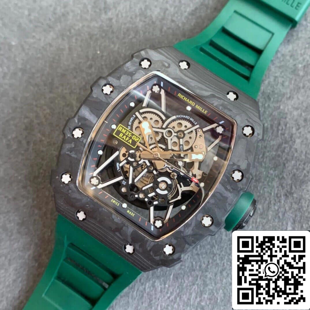 Richard Mille RM035-02 1:1 Best Edition KV Fabbrica V3 Green cinturino