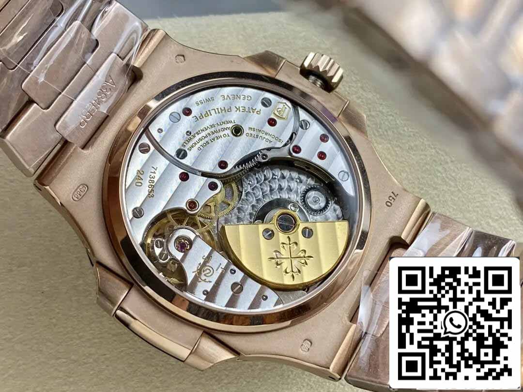 Patek Philippe Nautilus 5712/1R-001 1:1 edição melhor GR Fabbrica Rosa Oro