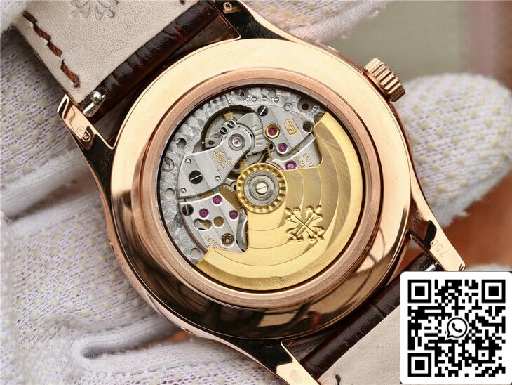 Patek Philippe Complications 5205R-001 1:1 Best Edition KM Fabbrica Milky White Dial