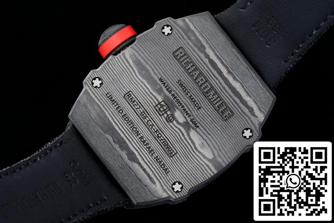 Richard Mille RM27-03 Rafael Nadal Tourbillon 1:1 Best Edition RM Fabbrica Skeleton Dial