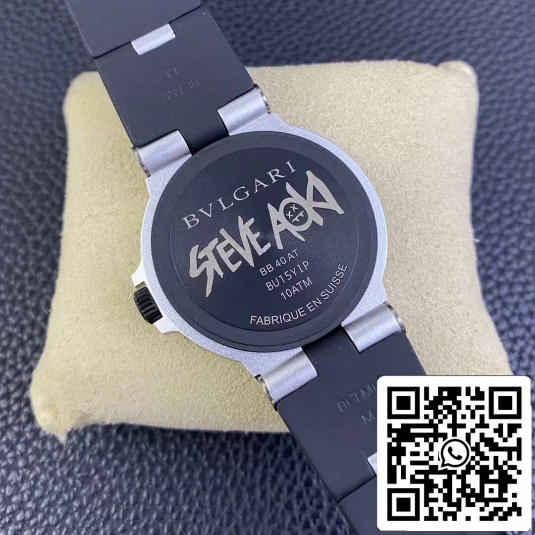 Bvlgari Aluminium Steve Aoki 103539 1:1 edizione migliore BV Fabbrica quadrante bianco