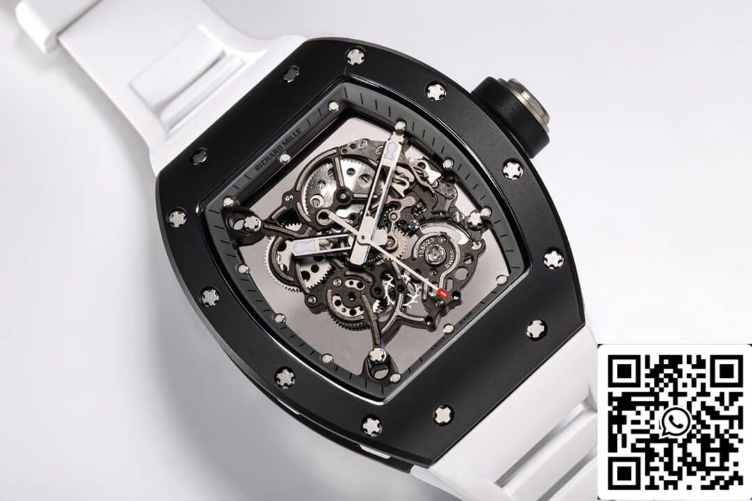 Richard Mille RM-055 1:1 edizione migliore BBR Fabbrica Nero ceramica Cassa