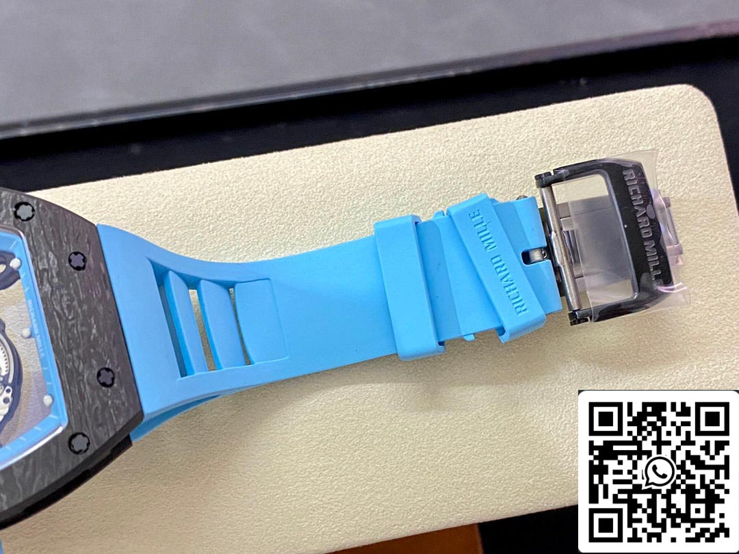 Richard Mille RM-055 1:1 edizione migliore BBR Fabbrica Blu cinturino