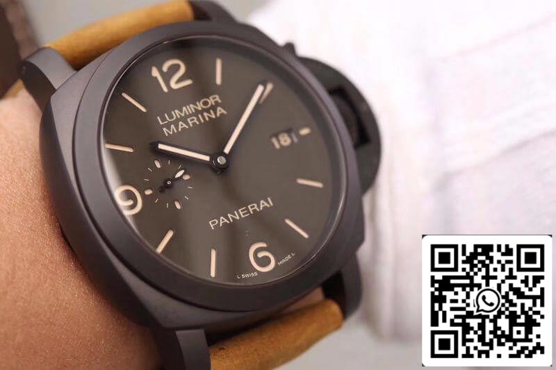 Panerai Luminor PAM386 VS Fabbrica 1:1 edizione migliore Swiss ETA P9000 Superlumed Gray quadrante and Hands
