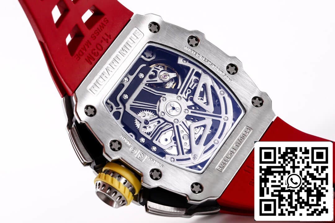 Richard Mille RM11-03RG 1:1 Best Edition KV Fabbrica Titanium Case